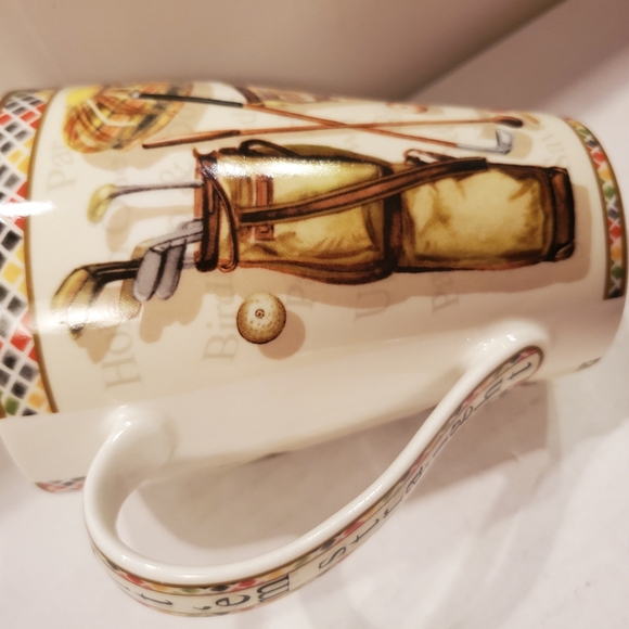 Vintage Golf Motif Ceramic Mug Cup - Picture 10 of 10